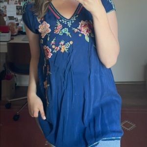 Johnny Was Embroidered Tunic